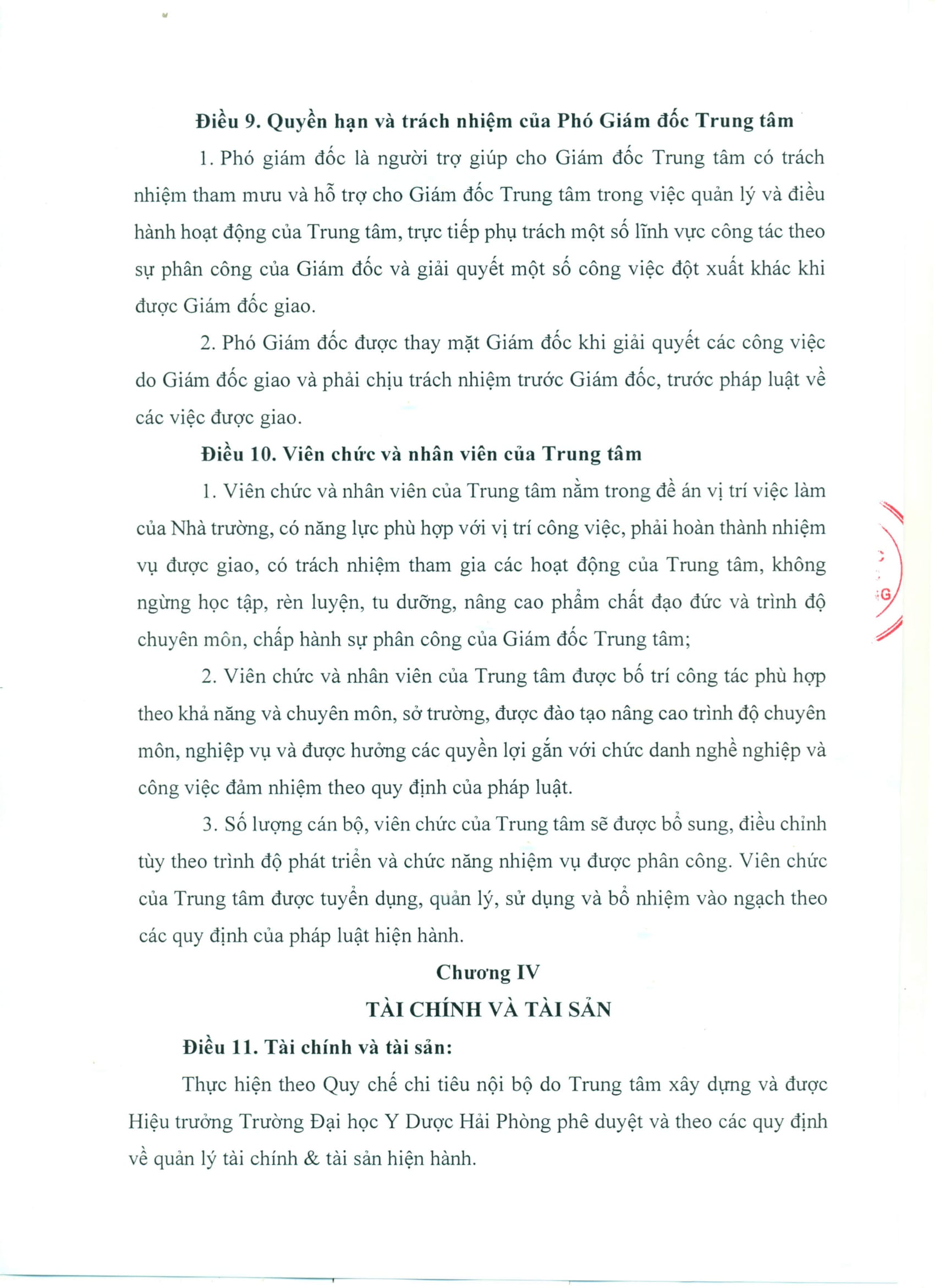 Quy định chức năng, nhiệm vụ của Trung tâm 7